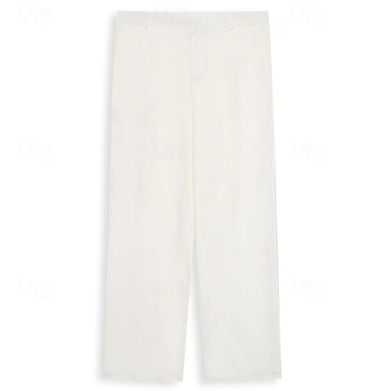 Hughes Flat Front Straight Leg Trousers