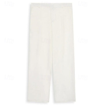 Hughes Flat Front Straight Leg Trousers_5