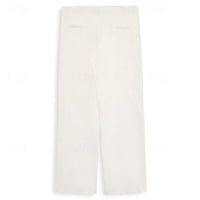 Hughes Flat Front Straight Leg Trousers