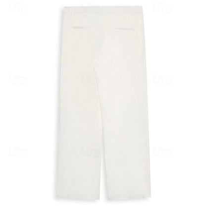 Hughes Flat Front Straight Leg Trousers_6