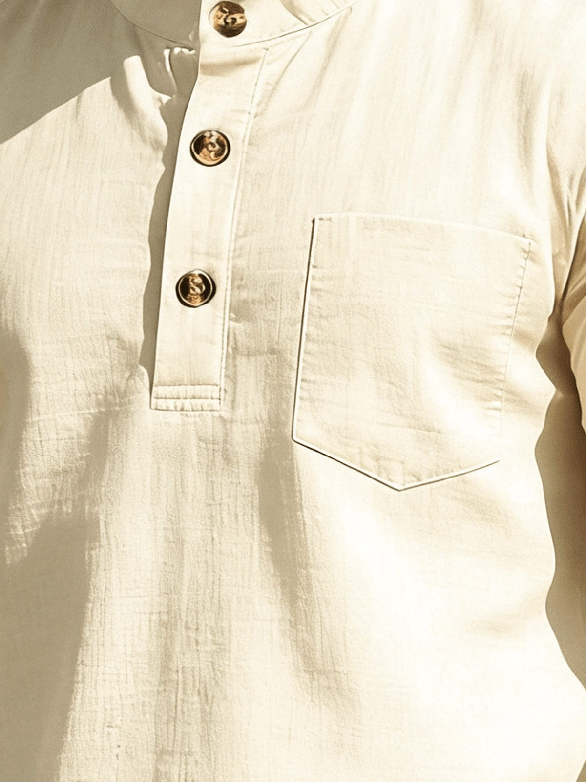 Morton Stand Collar Shirt and Shorts Set