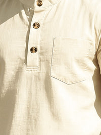 Morton Stand Collar Shirt and Shorts Set