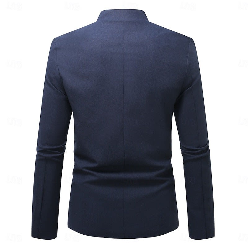 Delmar Mandarin Collar Button Front Jacket
