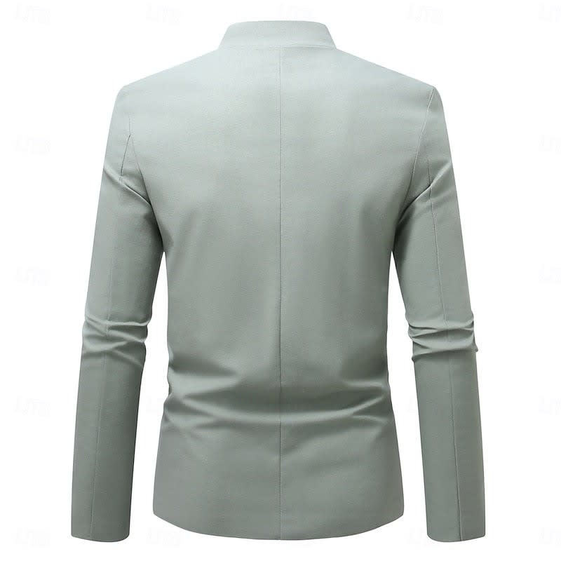 Delmar Mandarin Collar Button Front Jacket