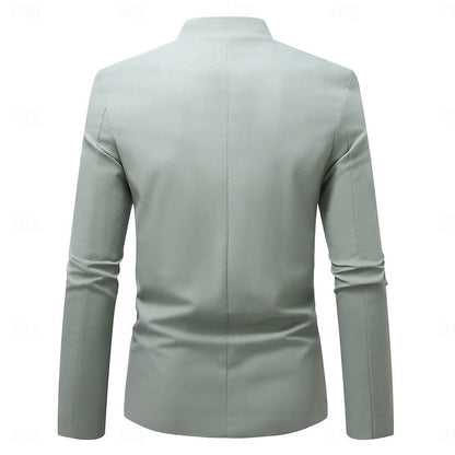 Delmar Mandarin Collar Button Front Jacket_3