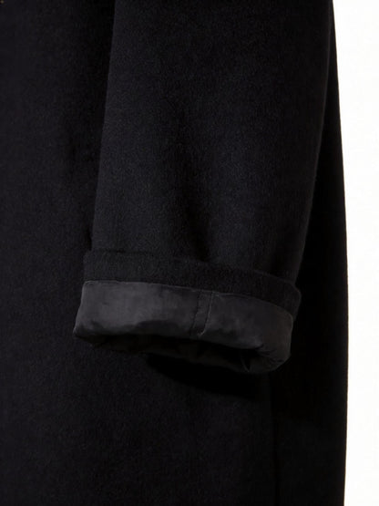 Eamon Notch Lapel Longline Overcoat_10