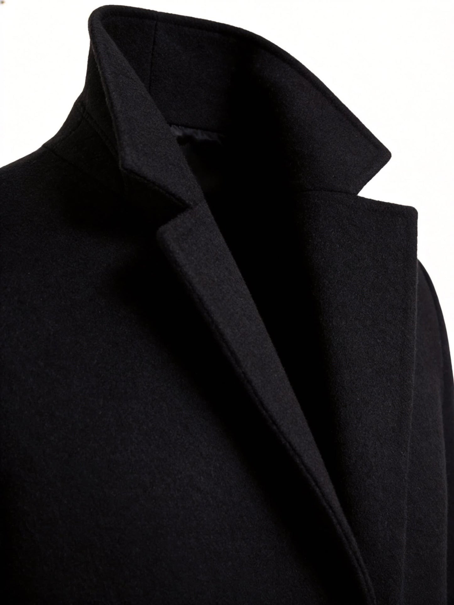 Eamon Notch Lapel Longline Overcoat_12