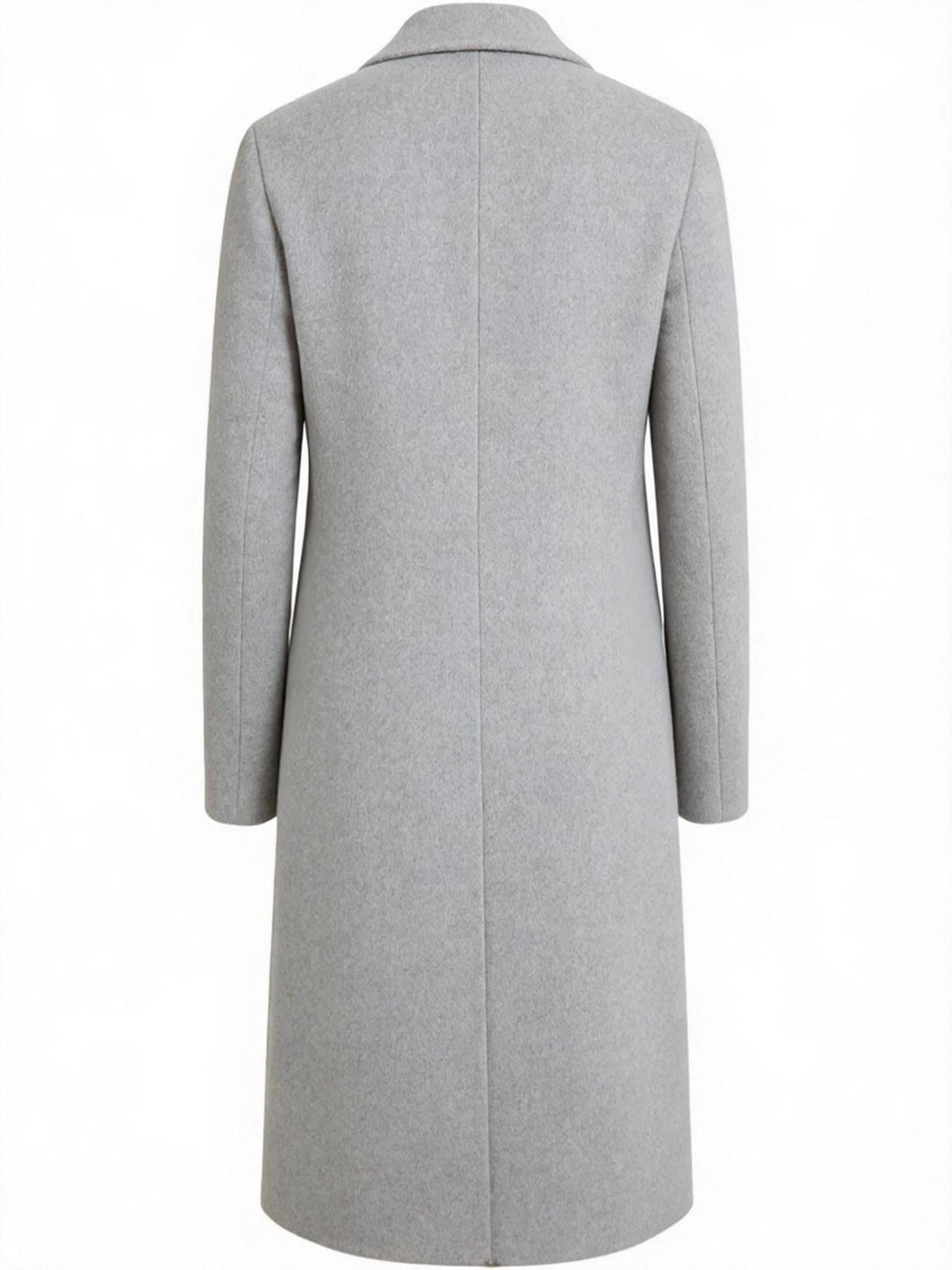 Eamon Notch Lapel Longline Overcoat_23