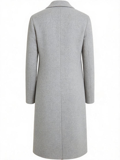 Eamon Notch Lapel Longline Overcoat_23