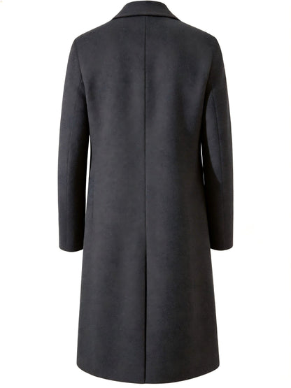 Eamon Notch Lapel Longline Overcoat_27