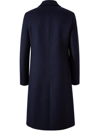 Eamon Notch Lapel Longline Overcoat_3