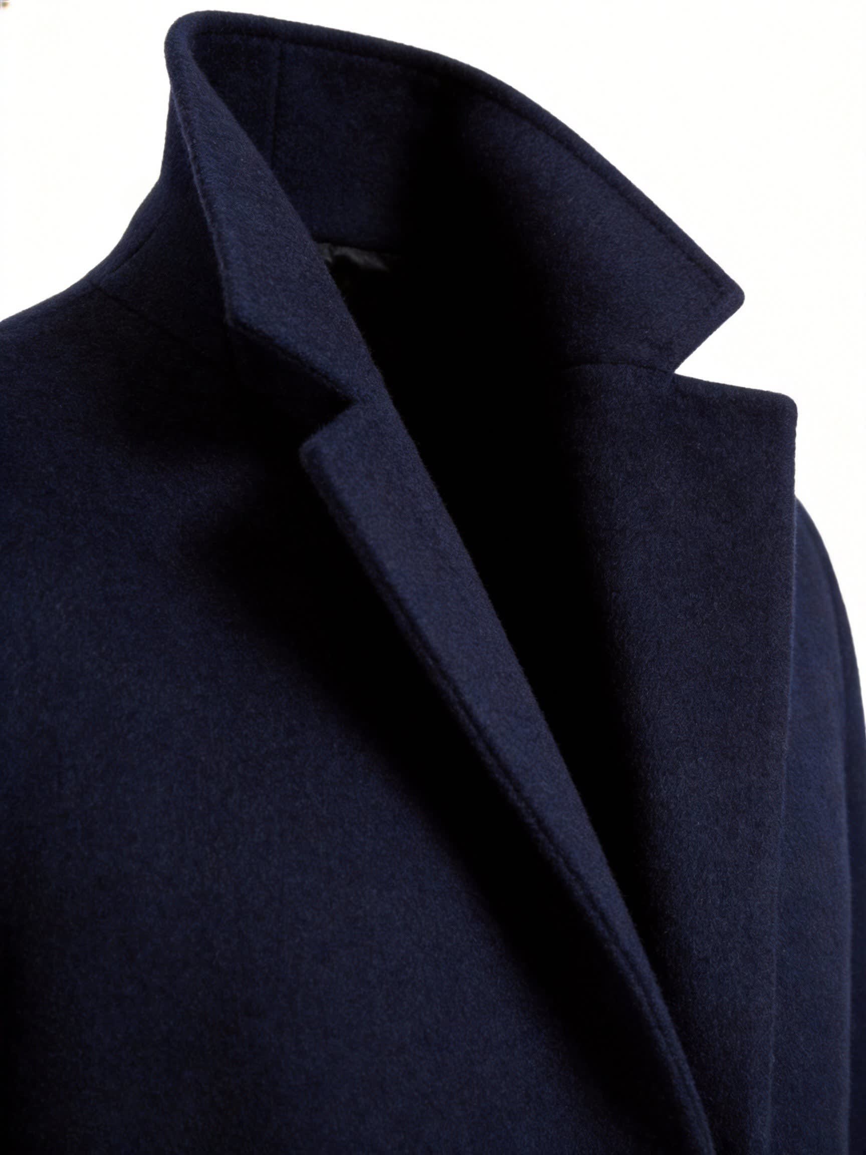 Eamon Notch Lapel Longline Overcoat_4