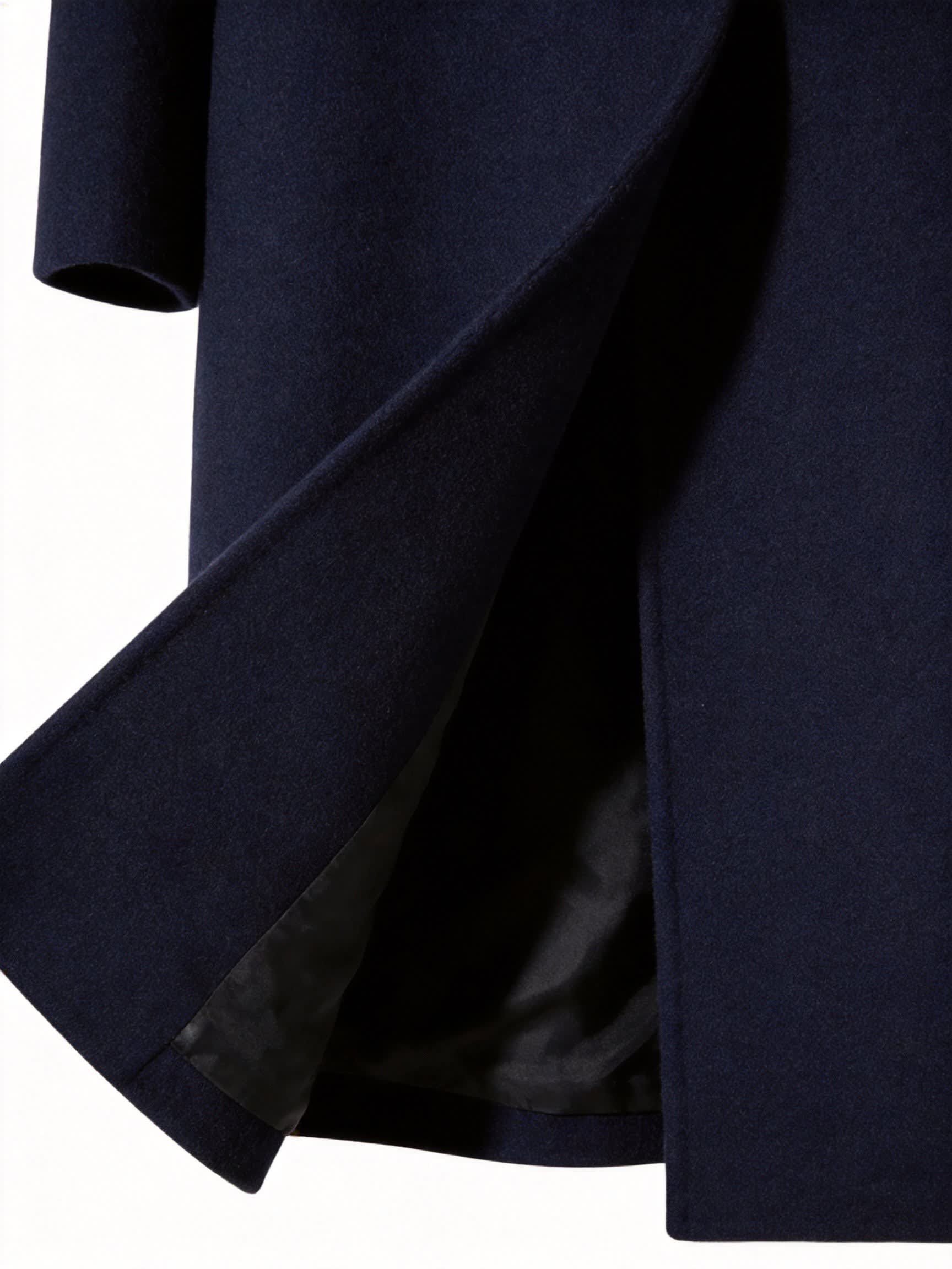 Eamon Notch Lapel Longline Overcoat_5