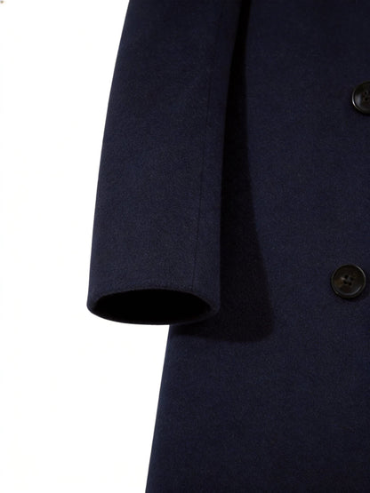 Eamon Notch Lapel Longline Overcoat_6