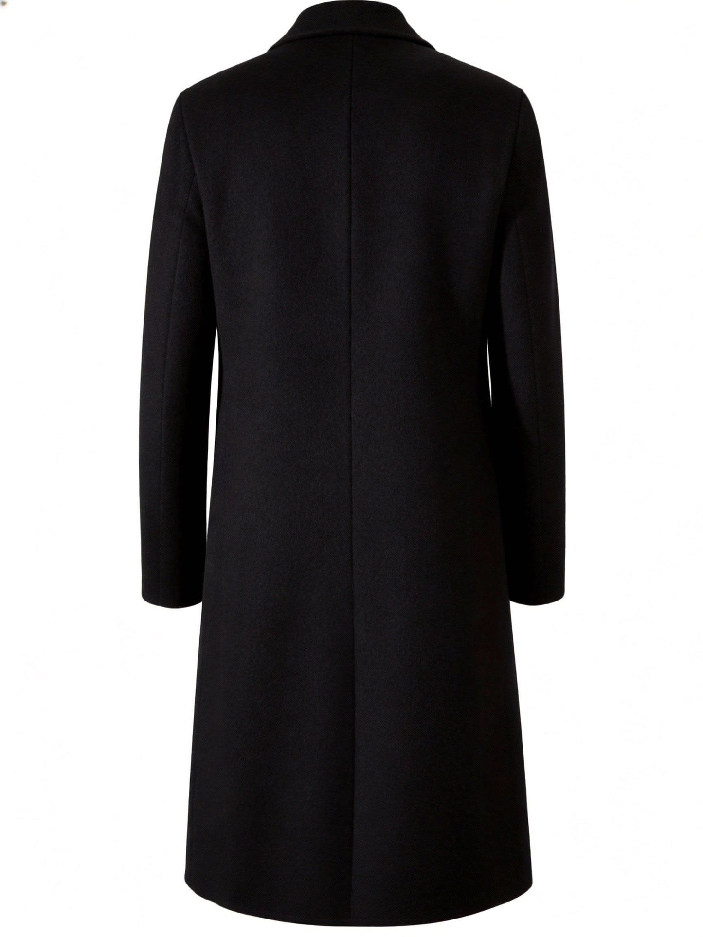 Eamon Notch Lapel Longline Overcoat_9