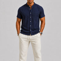 Langford Textured Linen Two Piece Set