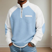 Purcell Waffle Knit Half Zip Pullover