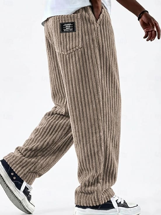 Jared Wide Wale Corduroy Straight Leg Trousers
