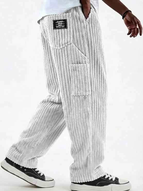 Jared Wide Wale Corduroy Straight Leg Trousers