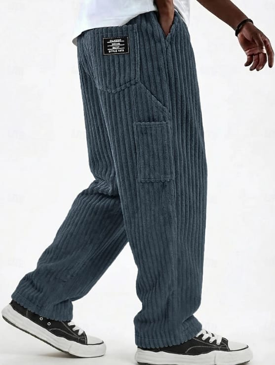 Jared Wide Wale Corduroy Straight Leg Trousers