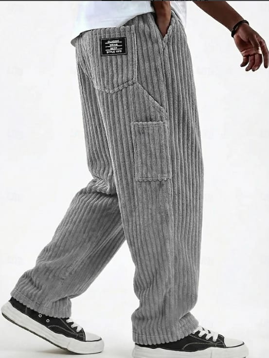 Jared Wide Wale Corduroy Straight Leg Trousers