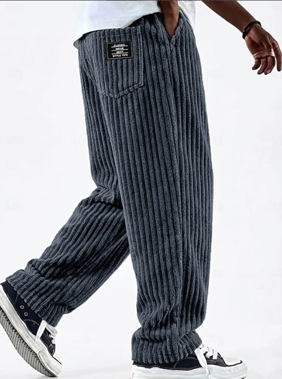 Jared Wide Wale Corduroy Straight Leg Trousers
