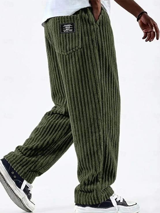 Jared Wide Wale Corduroy Straight Leg Trousers