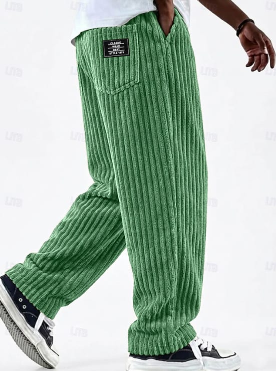 Jared Wide Wale Corduroy Straight Leg Trousers