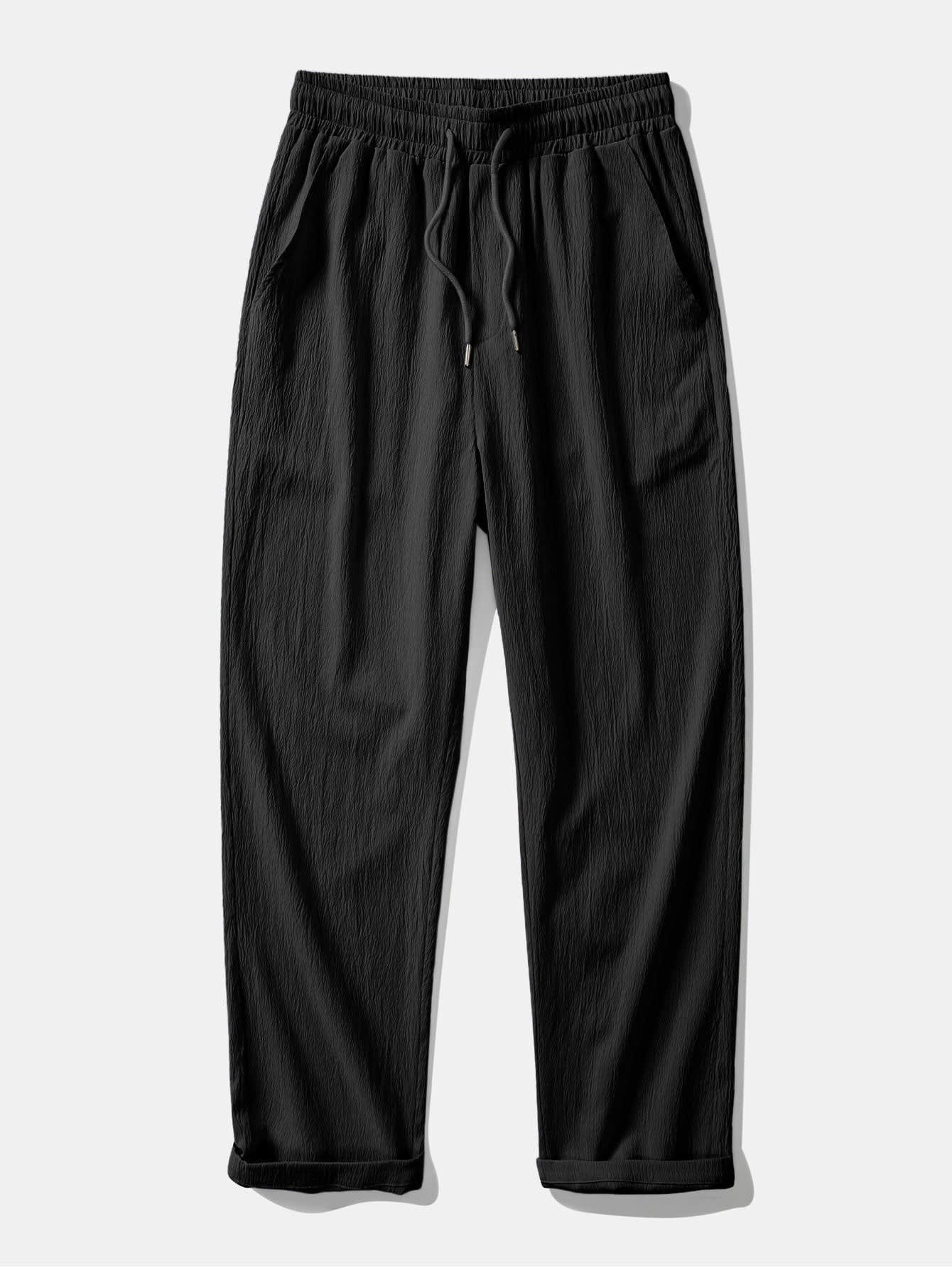 Nolan Band Collar Shirt and Trouser Set_13