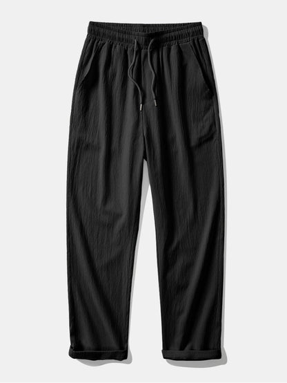 Nolan Band Collar Shirt and Trouser Set_13