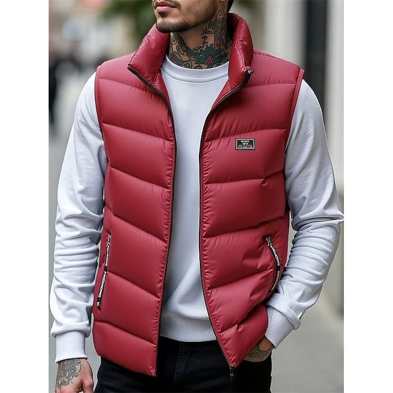 Denham Quilted Padded Zip Up Gilet_1