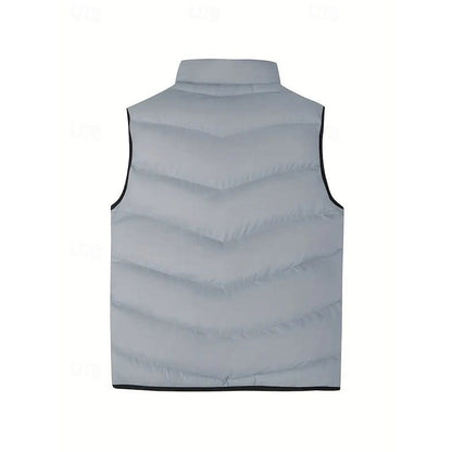 Denham Quilted Padded Zip Up Gilet_10