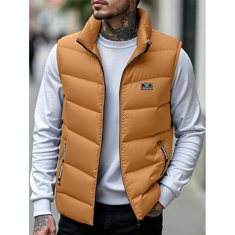 Denham Quilted Padded Zip Up Gilet_14