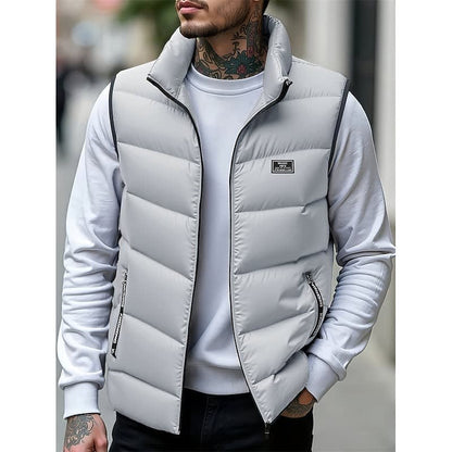 Denham Quilted Padded Zip Up Gilet_8