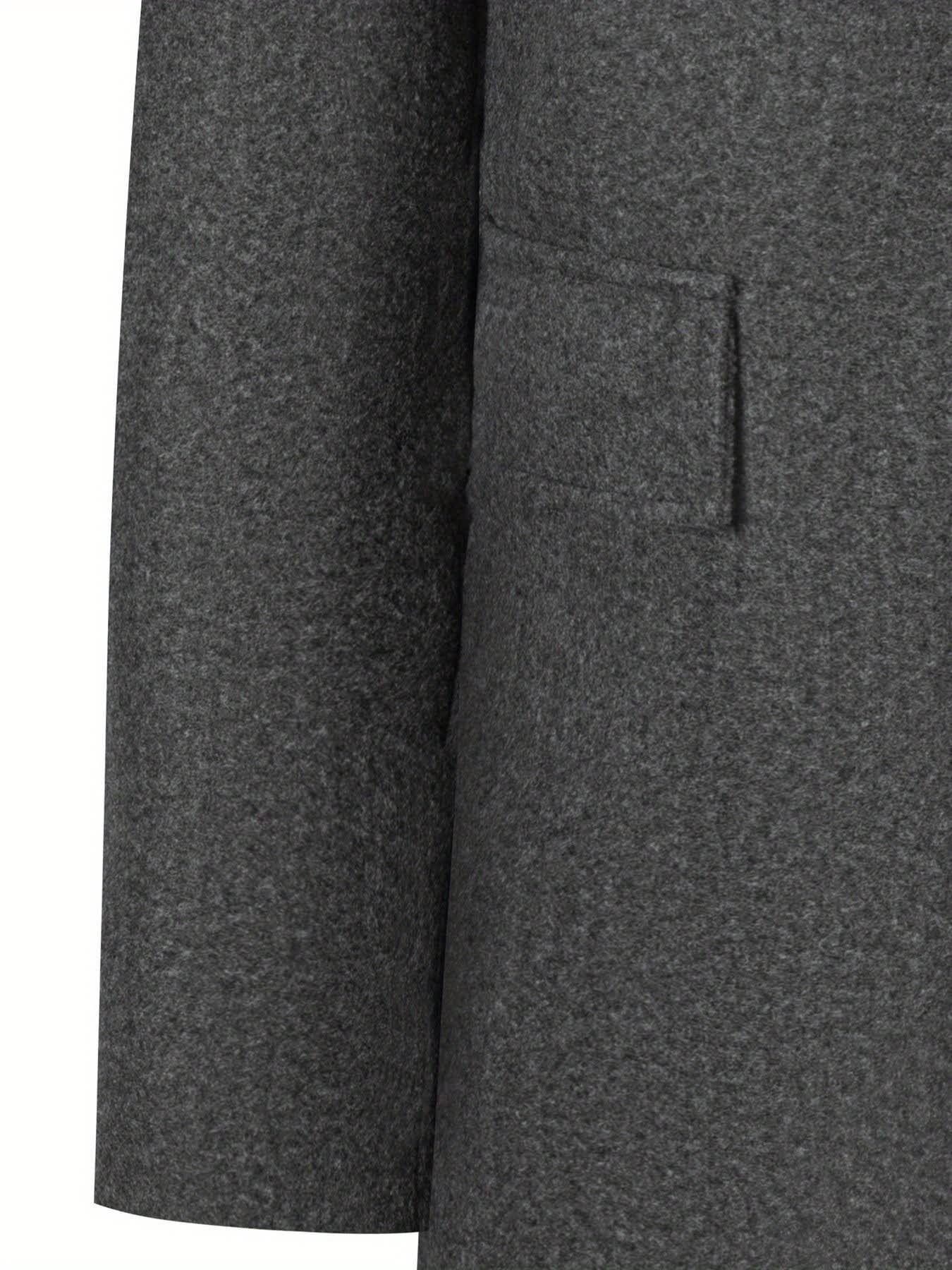 Kavanagh Textured Single Breasted Coat_4