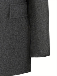 Kavanagh Textured Single Breasted Coat