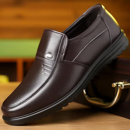 Maverick Lug Sole Slip On Loafers_1