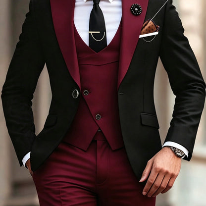 Morrison Peak Lapel Three Piece Suit_12