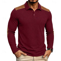 Hyde Waffle Knit Long Sleeve Polo