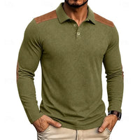 Hyde Waffle Knit Long Sleeve Polo