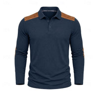 Hyde Waffle Knit Long Sleeve Polo