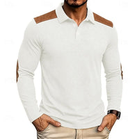 Hyde Waffle Knit Long Sleeve Polo