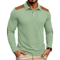 Hyde Waffle Knit Long Sleeve Polo