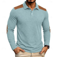 Hyde Waffle Knit Long Sleeve Polo