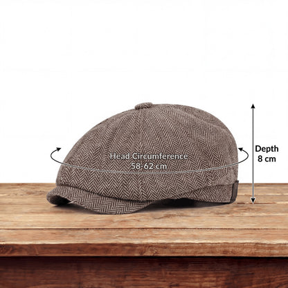 Collier Eight Panel Newsboy Cap_3