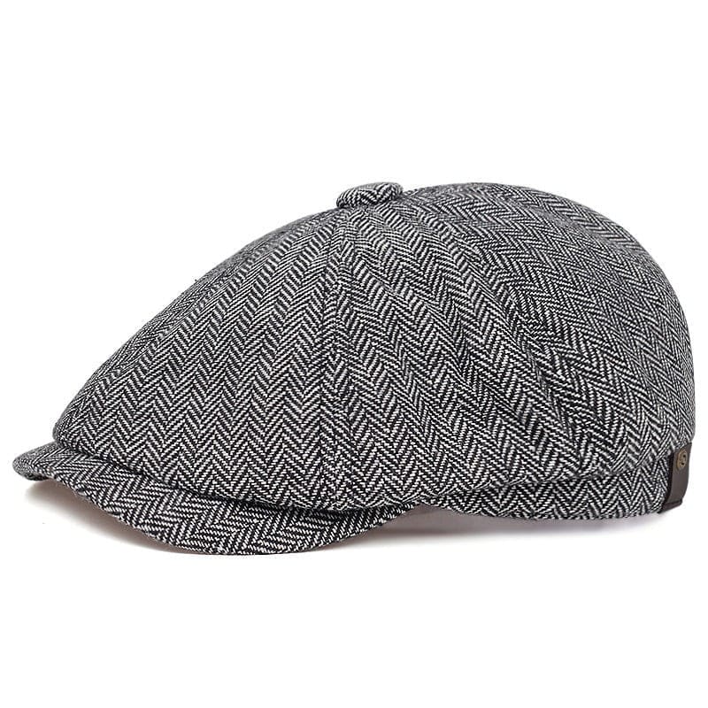Collier Eight Panel Newsboy Cap