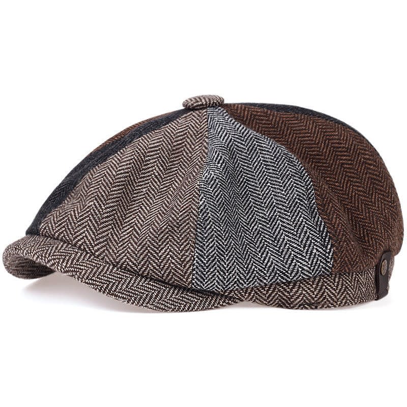 Collier Eight Panel Newsboy Cap