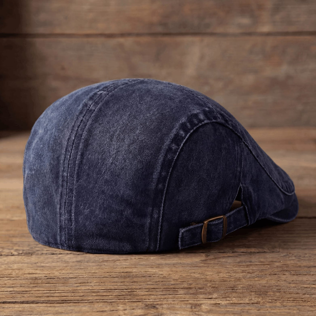 Lloyd Washed Adjustable Flat Cap