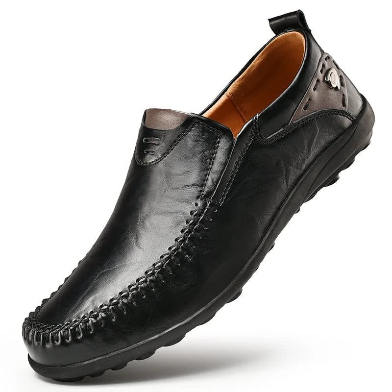Gus Hand Stitched Leather Loafers_2