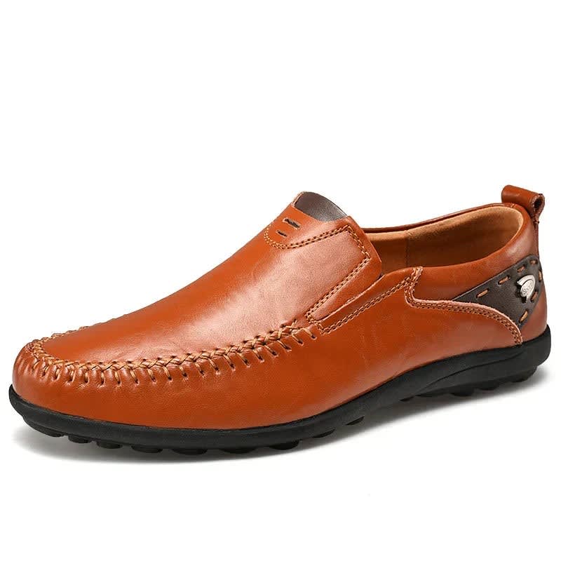 Gus Hand Stitched Leather Loafers_4